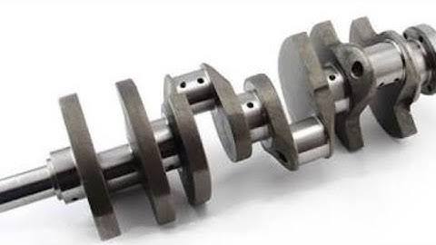 V8 crank on solidworks