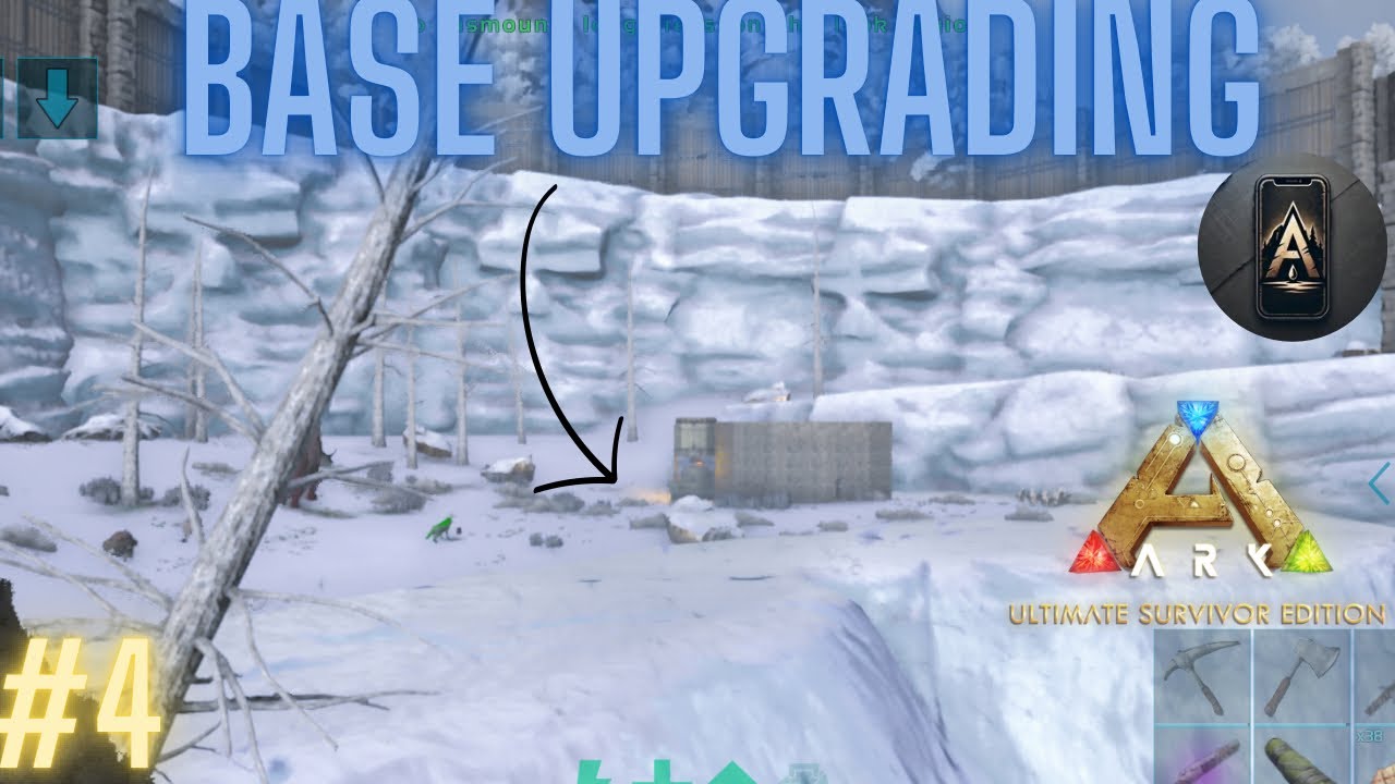 Snow Base Ark Tutorial EPIC Snow Base Upgrade! 🏰 | Ark Mobile Ultimate Survivor Edition - Snow ...