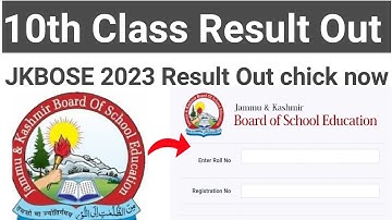 10th class Result declared Today | jkbose 10th result 2023 chick now