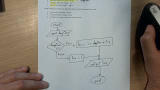 Drawing a flowchart that uses selection