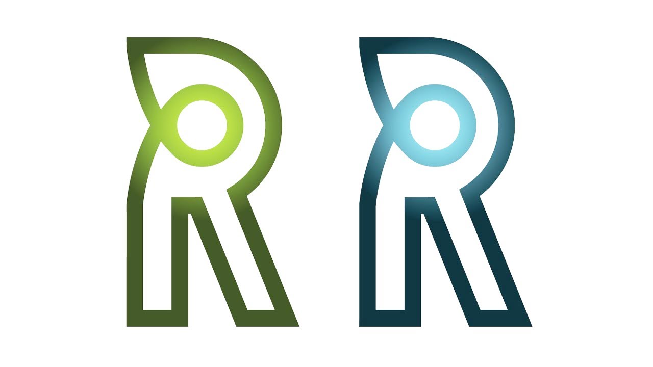 Adobe Illustrator Logo Design Logo Design Illustrator R Logo Gd Alam Youtube