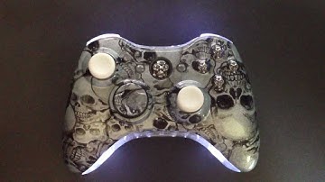 Custom Xbox 360 Silva Skull Controller (Sold)