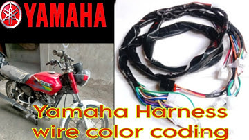 Yamaha Harness wire color coding
