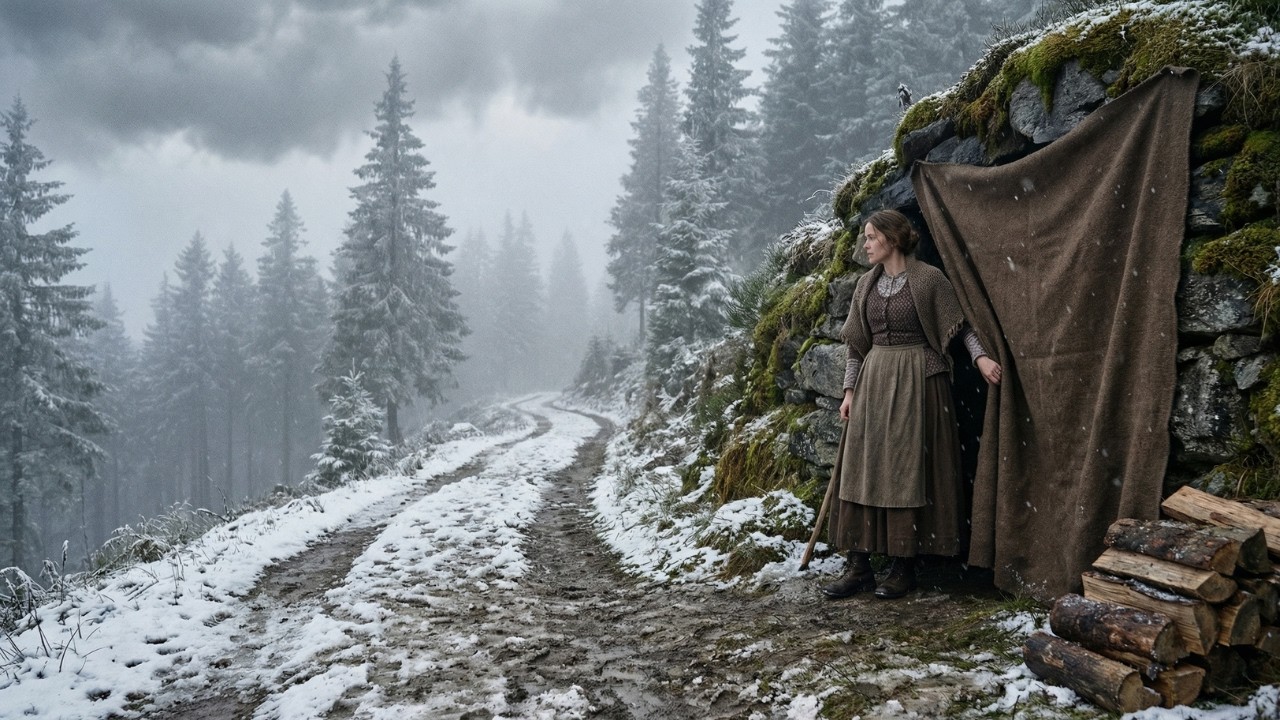 Se ocultó en una cabaña durante el invierno más crudo en décadas; lo que edificó en su interior.....