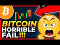 Horrible FAIL on Bitcoin Today!!!! [be careful] Bitcoin Price Prediction 2022 // Bitcoin News Today