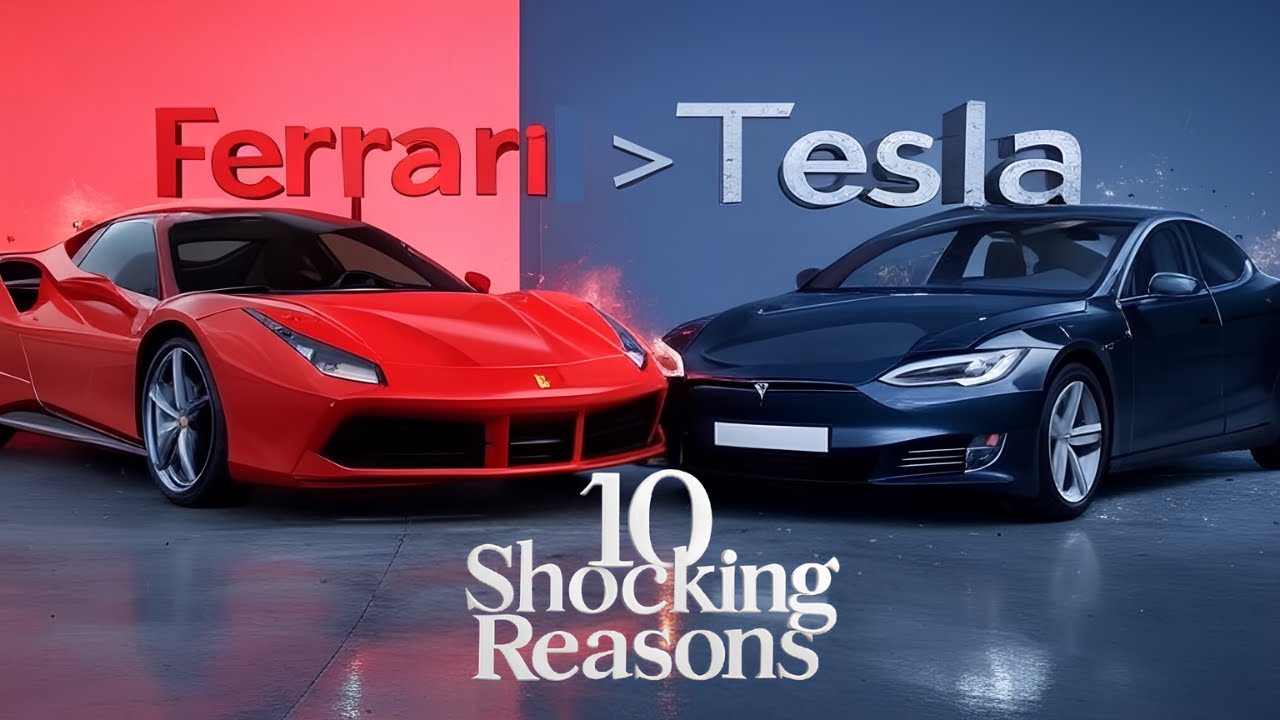 10 Reasons Why Ferrari is Better Than Tesla - YouTube