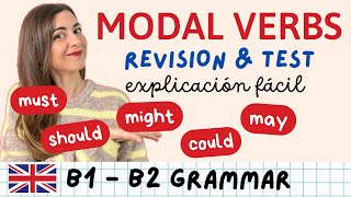 Modal verbs in English: Easy review and practice test: Must, Should, Can, Might, May, Could. Expl...
