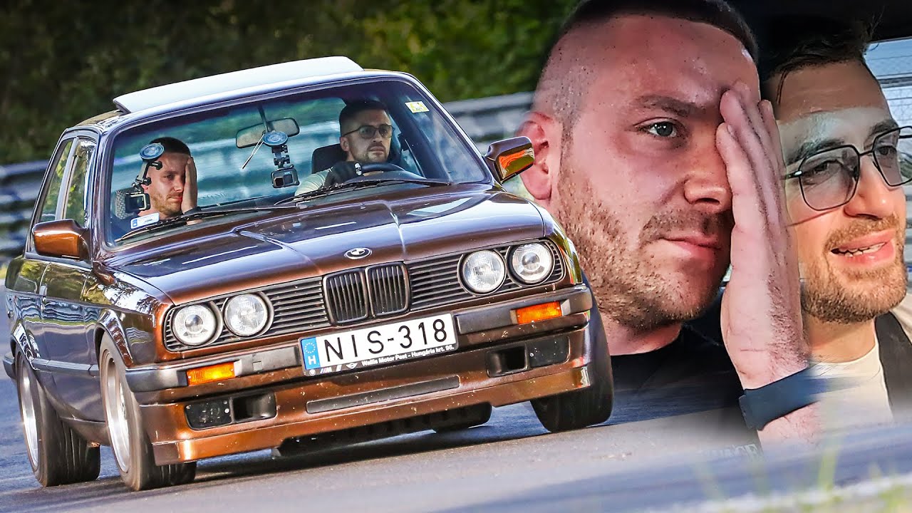 BMW E30 with ITBs Screaming at Porsche 911 // Nürburgring