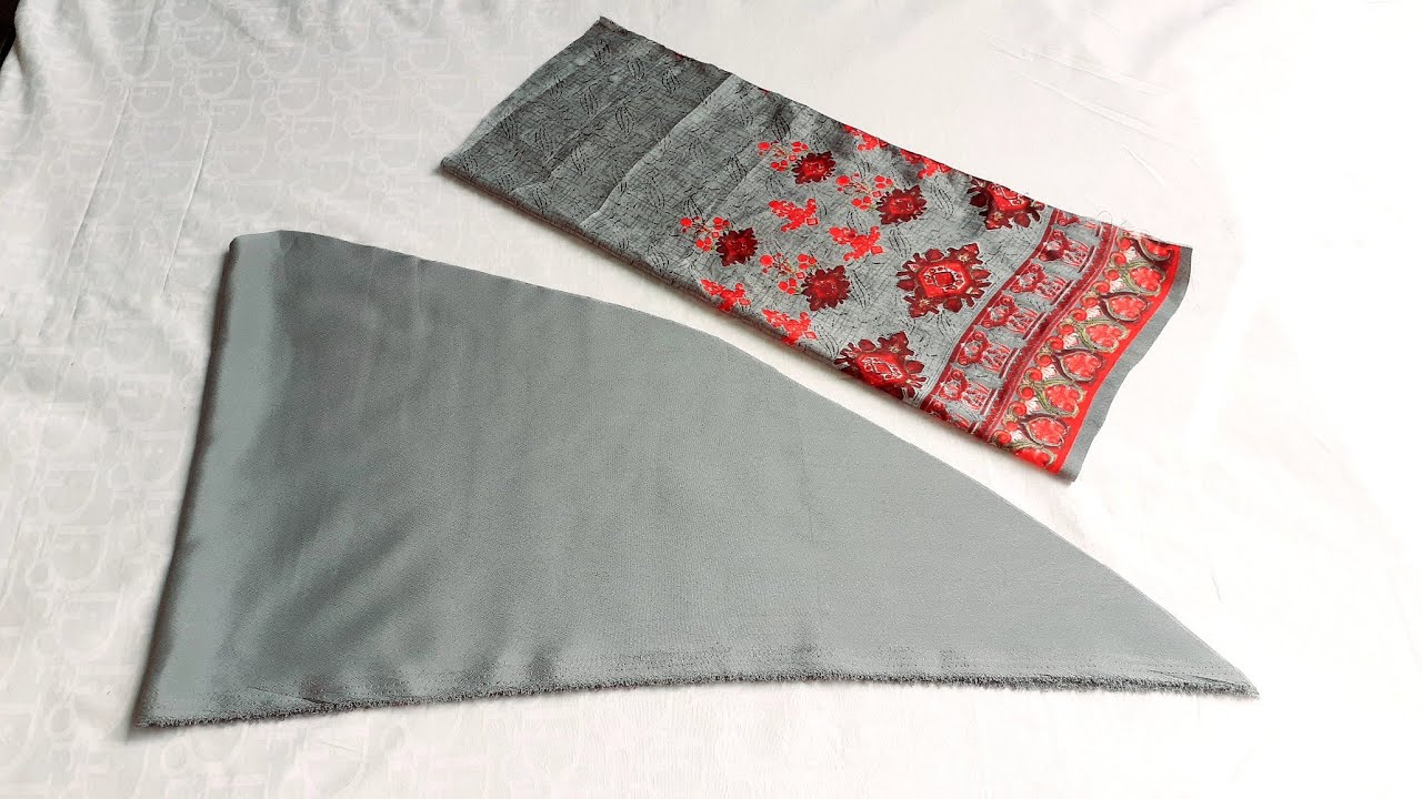 Платье для маленькой девочки из тонкого материала. Раскрой и пошив платья. Пакистанский модный ди...