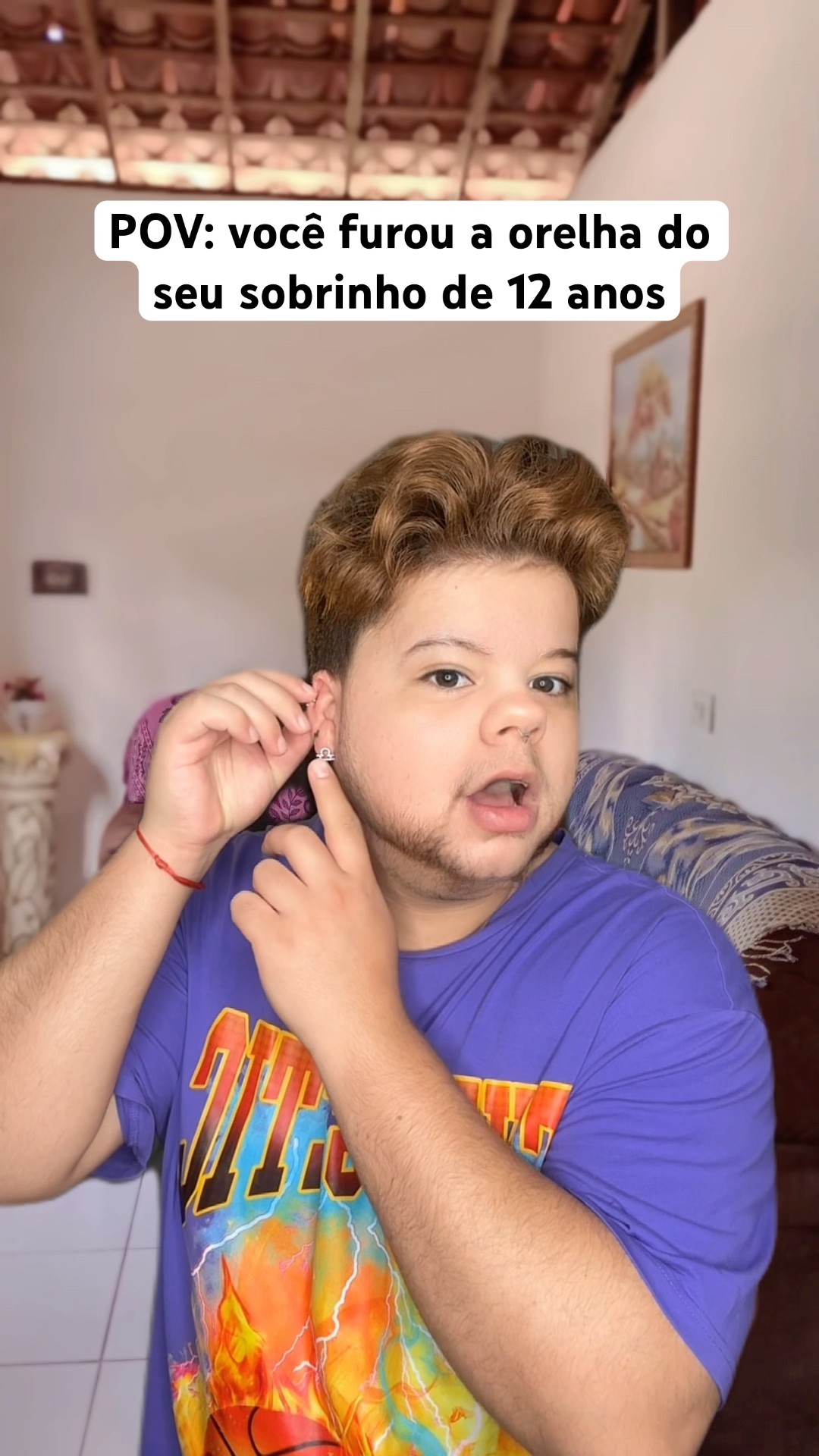 VOCÊ FUROU A ORELHA DO SEU SOBRINHO DE 12 ANOS