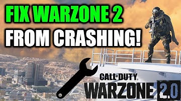 How To FIX Warzone 2 From Crashing On PC! | Call Of Duty Modern Warfare 2