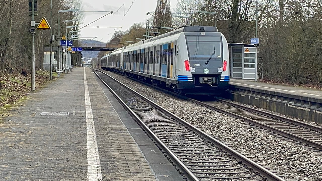 Zugverkehr in Nellmersbach #sbahn 