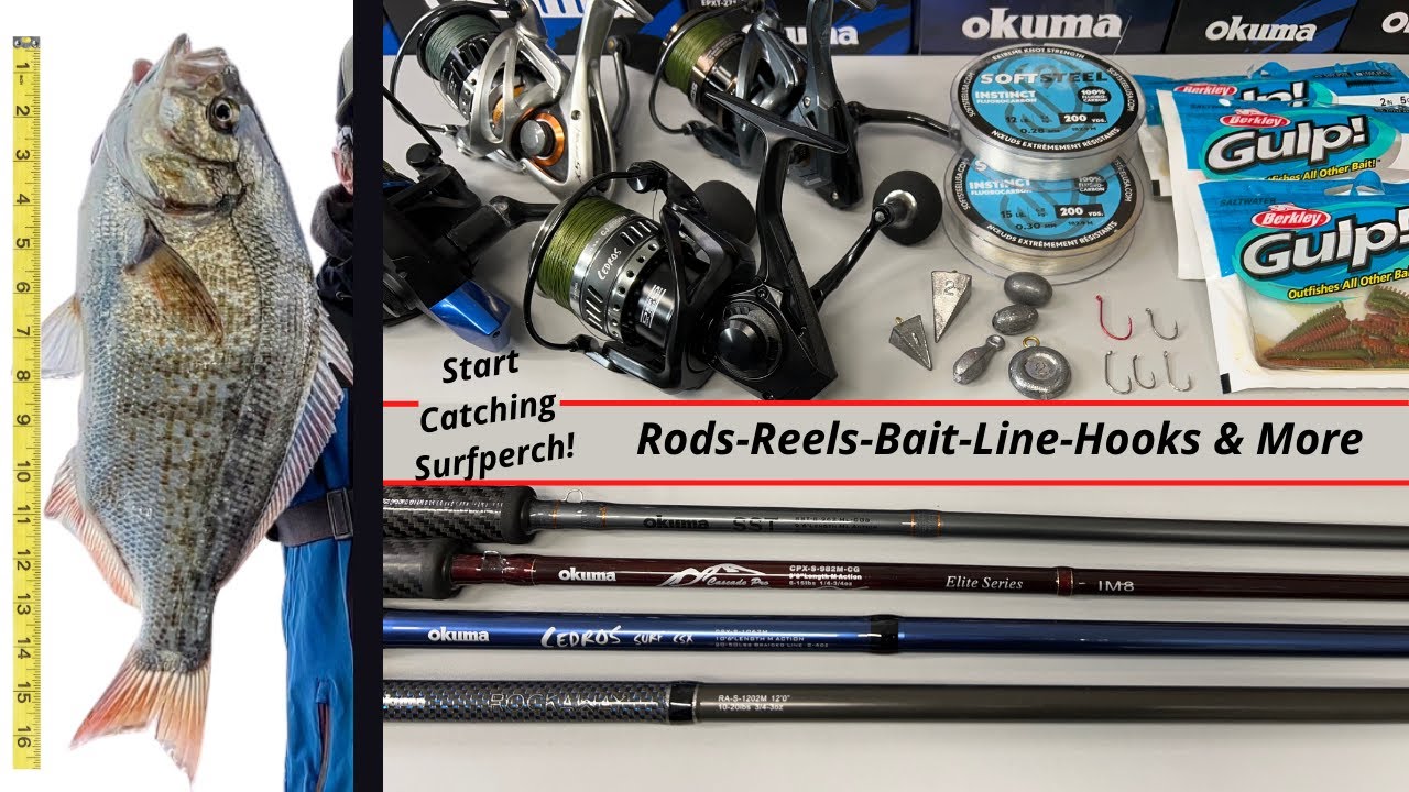 SURF FISHING SETUPS  HOW TO CHOOSE THE RIGHT SALTWATER SETUP - Rods, Reels,  Bait, Hooks, etc 