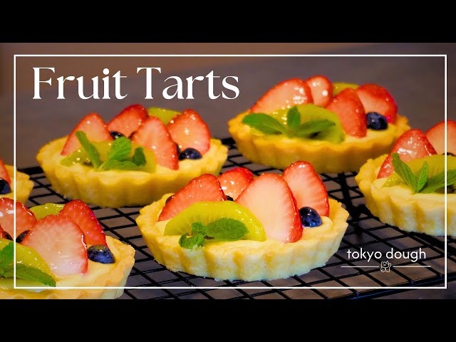 Elegant Mini Japanese Fruit Tarts (フルーツタルト) | Cozy Baking