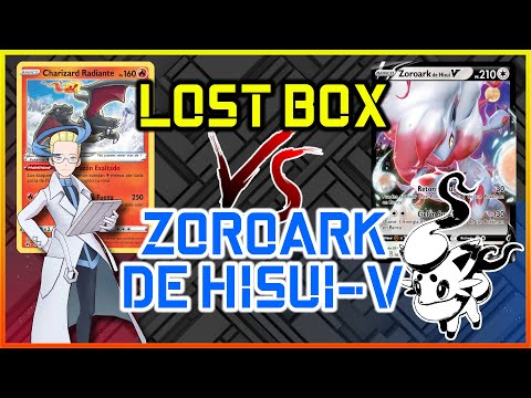 Pokemon Card Game TCG Battle: Zoroark de Hisui V-ASTRO vs Lost Box Charizard
