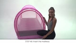 How to Set Up And Fold Down The Alvantor Mesh Bed Tent