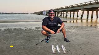 Surf Fishing for Speckled trout at San Luis Pass