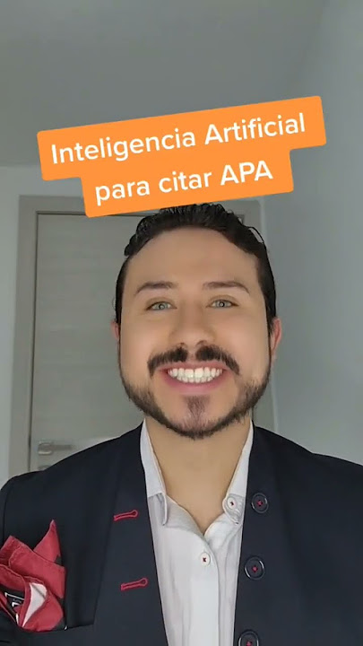 Inteligencia Artificial para citar con APA #Educación #APA #citasyreferencias