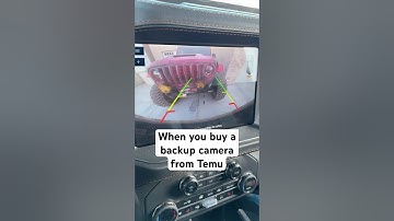 POV: You bought a backup camera from Temu