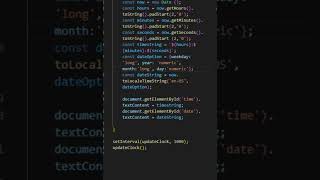 Create Simple Digital Clock Html, Css And Javascript