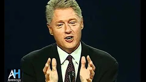 1996 Presidential Debate: Bill Clinton vs. Bob Dole
