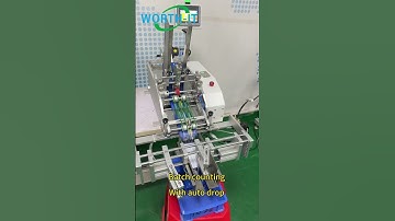 friction feeder machine with auto drop   #counting #machine #paper