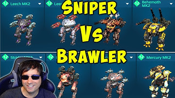 SNIPER VS BRAWLER - 2 Hangars Compared Mk2 Gameplay War Robots Live WR