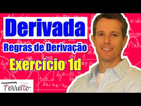 Regras de Derivação: Exercício 1d