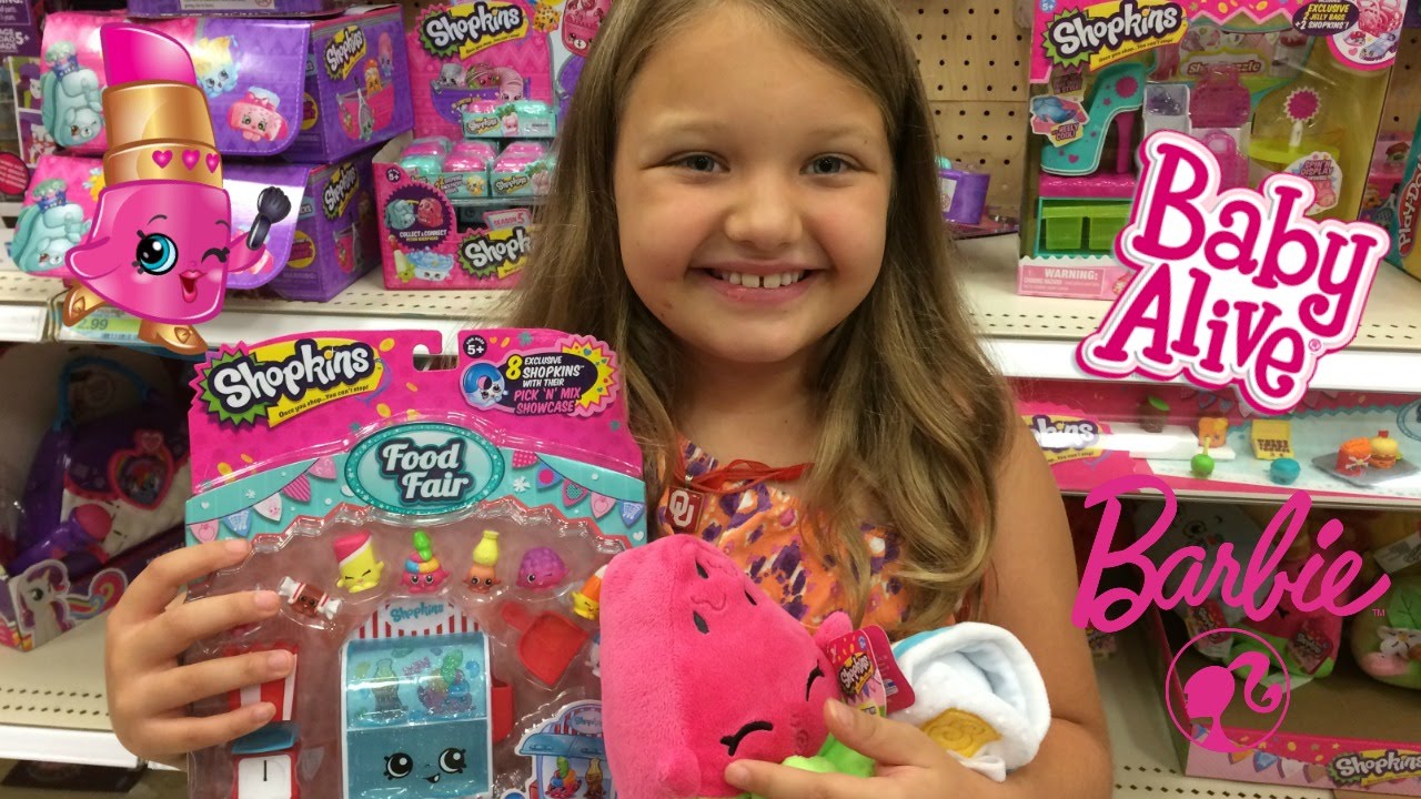 Toy Shopping at Target For Baby Alive Dolls Shopkins Barbie LOL Dolls