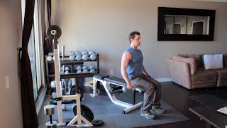 Seated reverse curl