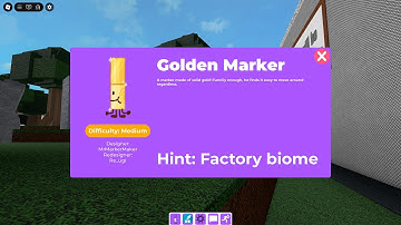 ROBLOX - NEW - How to get GOLDEN MARKER BADGE in FIND THE MARKERS !