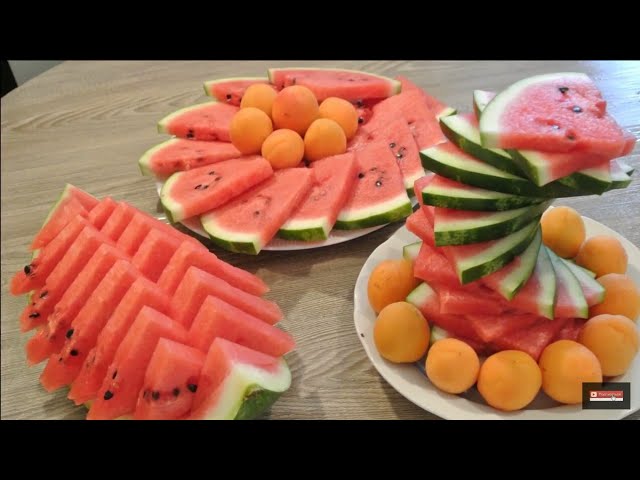 Красиво Нарезать Дыню Фото На Стол