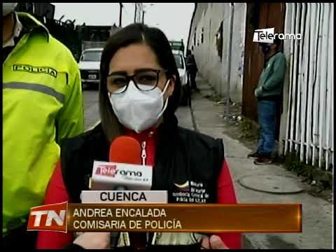 Comisaría de policía realiza operativo de control en el sector de la feria libre