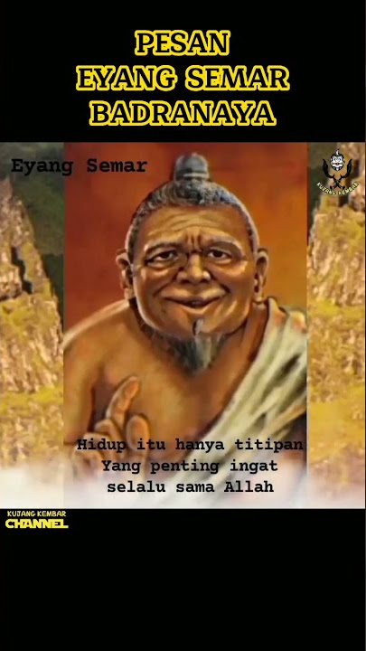 SEMAR BADRANAYA #shorts #semar #wayanggolek #wayangkulit #sejarah #asalusul #mitos #ajian #jawa