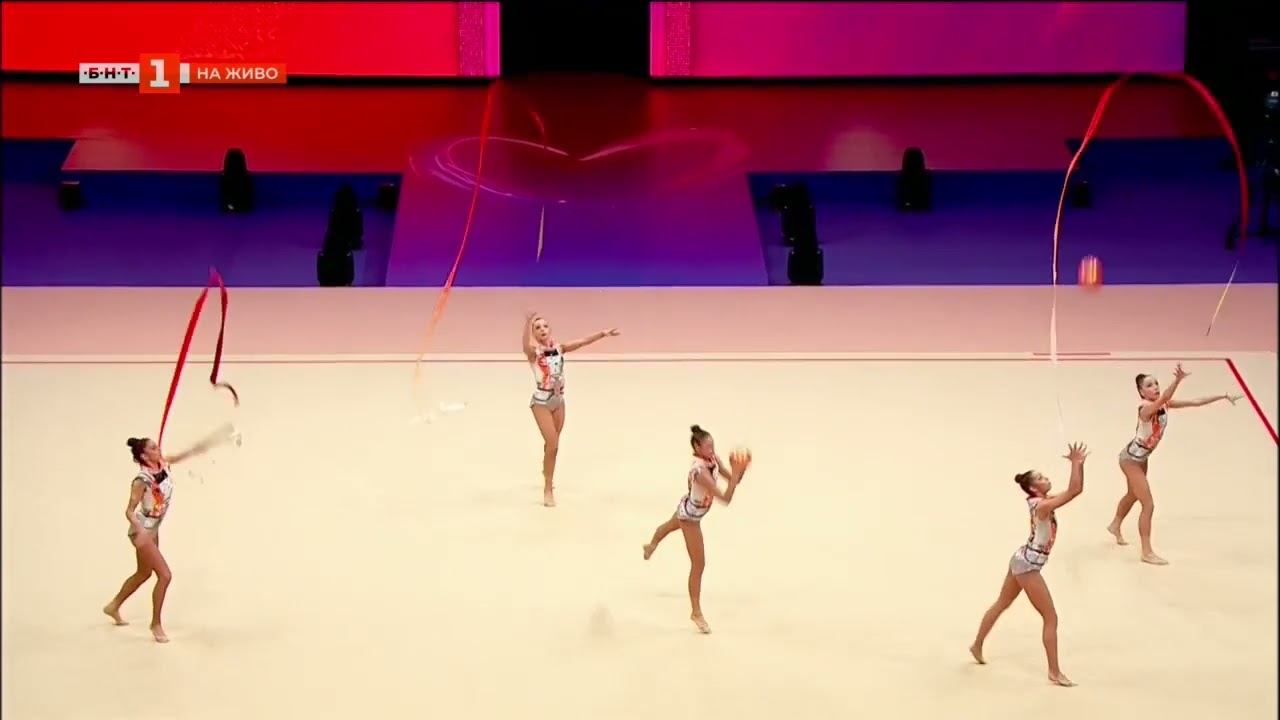 България - топки и ленти - Световно първенство по художествена гимнастика - Валенсия 2023