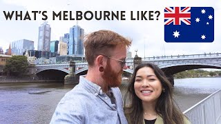 A city walk through Melbourne, Australia