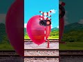 Railroad Crossing Play a Losing If You Fry a Balloon Game #Shorts