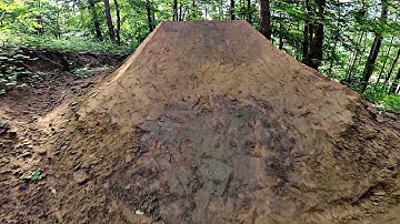 Trail building Timelapse 5 - Double reshape / storm damage