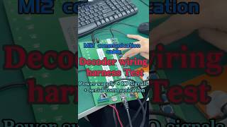 Industrial Code Reader Cable Testing. Testing signal stability & data transmission performance.