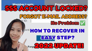 Paano marecover ang SSS Account? #sssLockedaccount2022 #SSSaccountReset @PaanoPh63