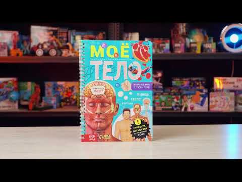 7041125 Книга с прозрачными страницами «Моё тело»