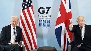 In full: Joe Biden meets Boris Johnson in Cornwall ahead of G7 summit