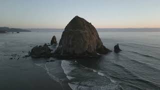 Youtube 4k Sunset at cannon Beach OREGON,