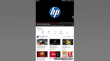 Very best animation logos but only when blue or cyan is on the screen part 1