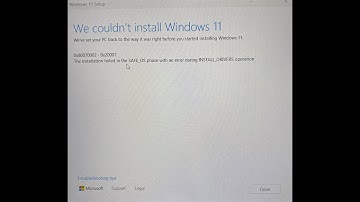 How to fix Installation Error 0x80070002 -  0x20007 in Windows 11