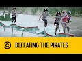 Defeating The Pirates | Takeshi&#39;s Castle | Comedy Central Africa
