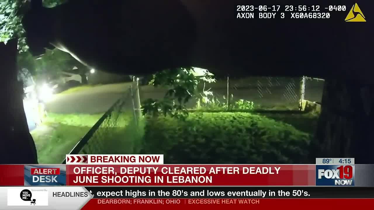 Officer, deputy cleared after deadly shooting in Lebanon