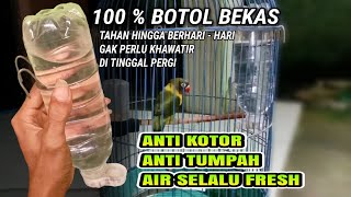 Download lagu AUTOMATIC, DIRTY-RESISTANT BIRD DRINKING FOOD MADE FROM USED BOTTLES