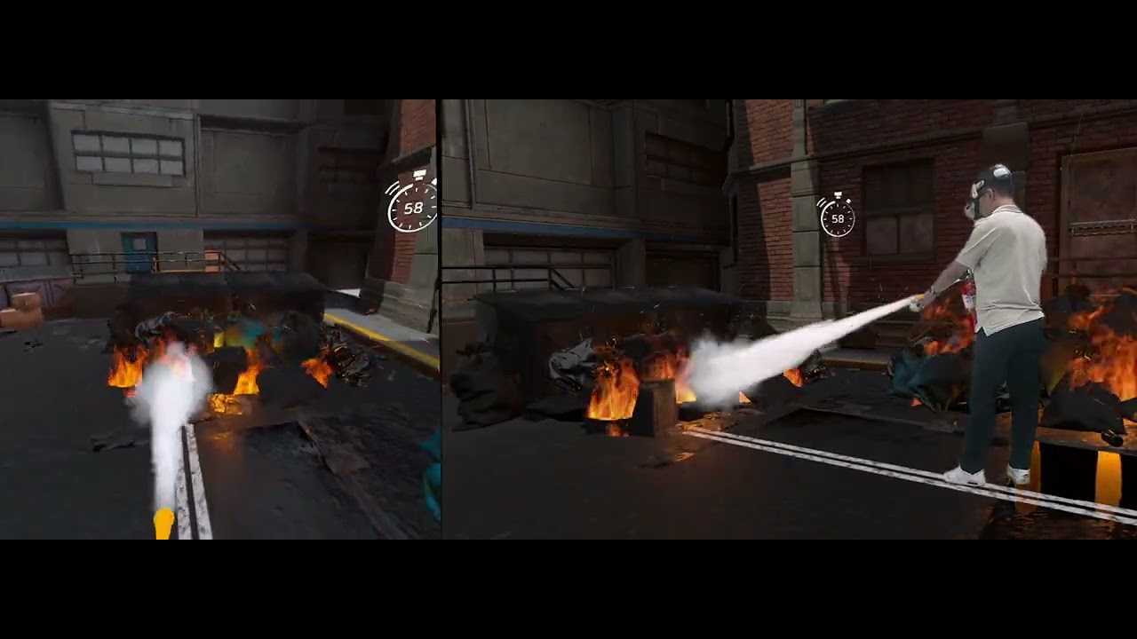 VR Fire Extinguisher Experience (Quest 2 & Controllers) - YouTube