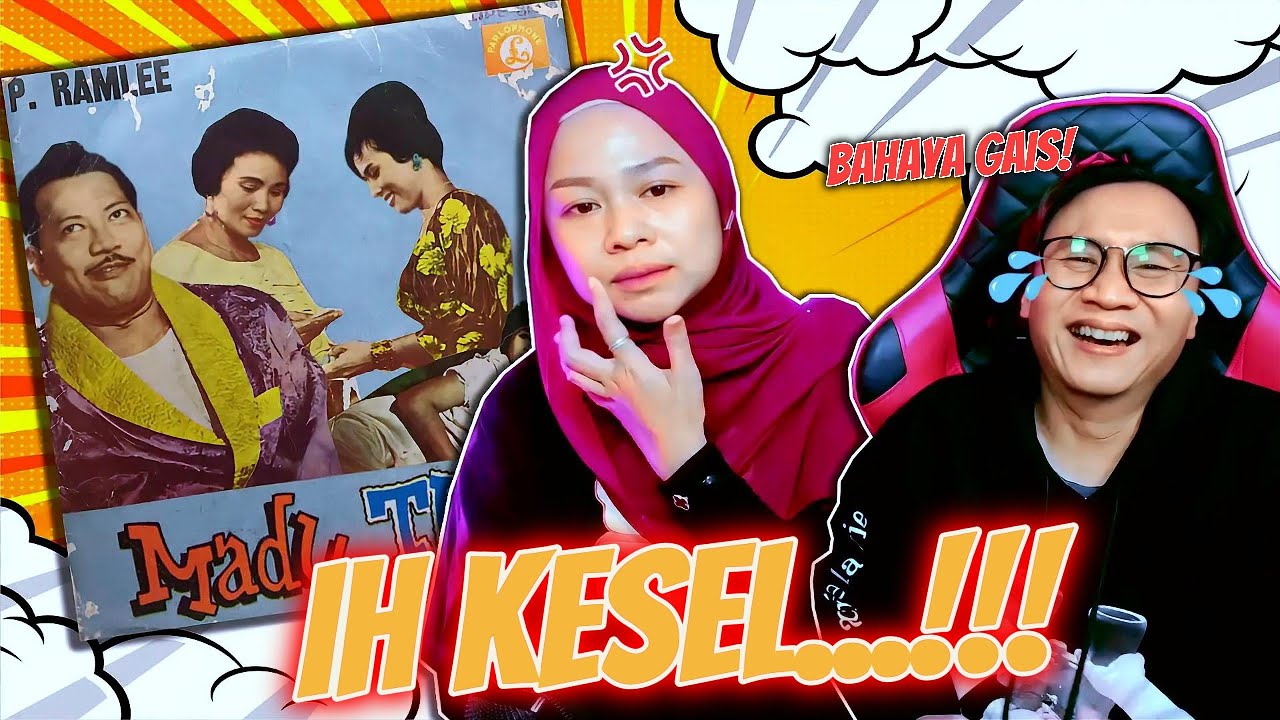 🤣BAHAYA‼️DIA TAMBAH NGAMOK‼️MADU TIGA - Part 2 | FILEM P.RAMLEE | REACTION | INDOREACTTV